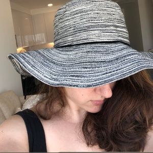 Black Stripe Sun Hat